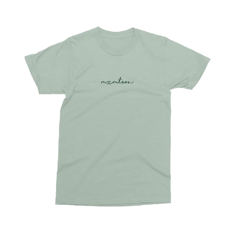 Cursive Embroidered T-Shirt