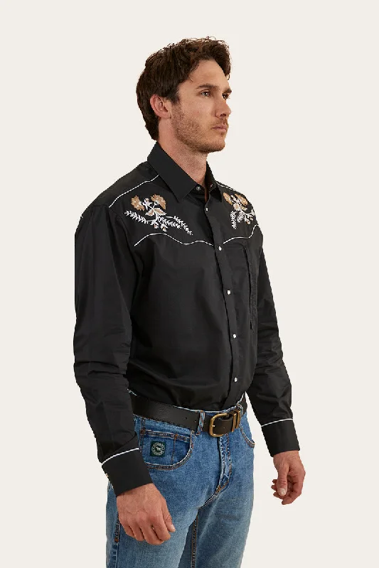 Neilson Mens Western Shirt - Black