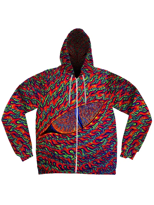 Neon Eye Of The Phoenix Unisex Hoodie