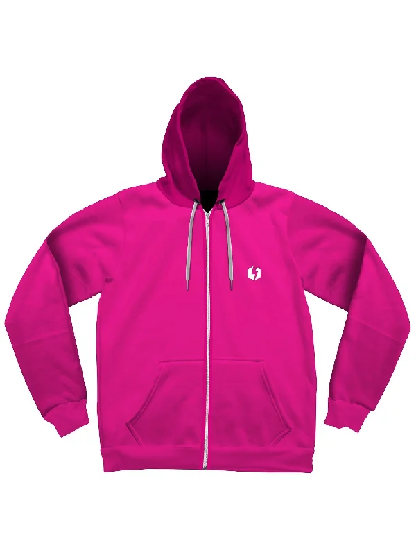 Neon Unisex Zip-Up Hoodies