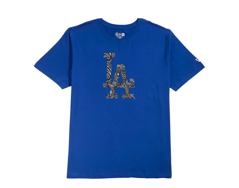 New Era MLB LA Dodgers Paisley Elements S/S Royal Blue Men's T-Shirt 12852900