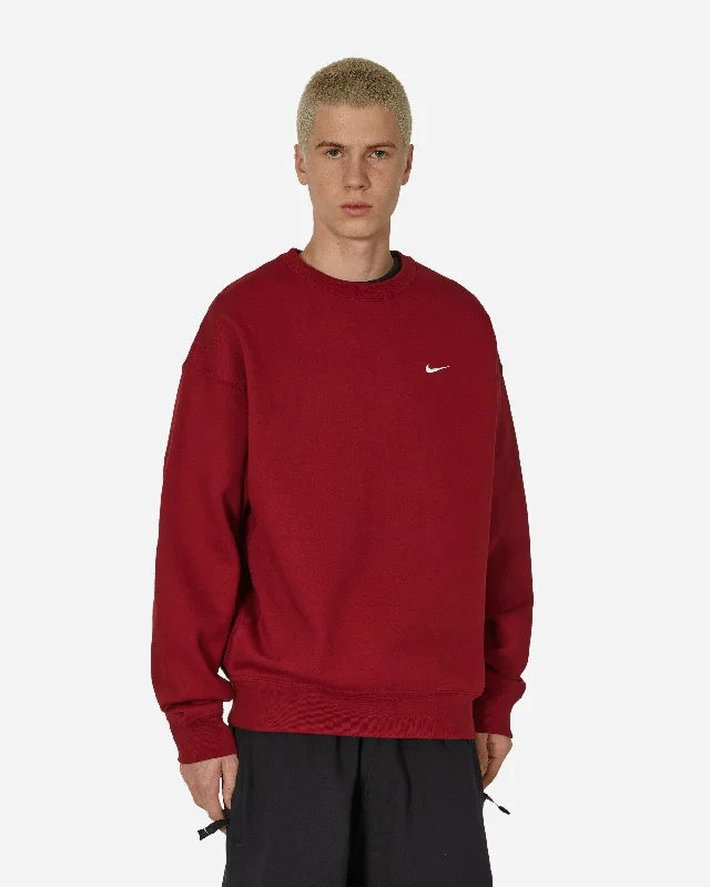 Solo Swoosh Crewneck Sweatshirt Team Red