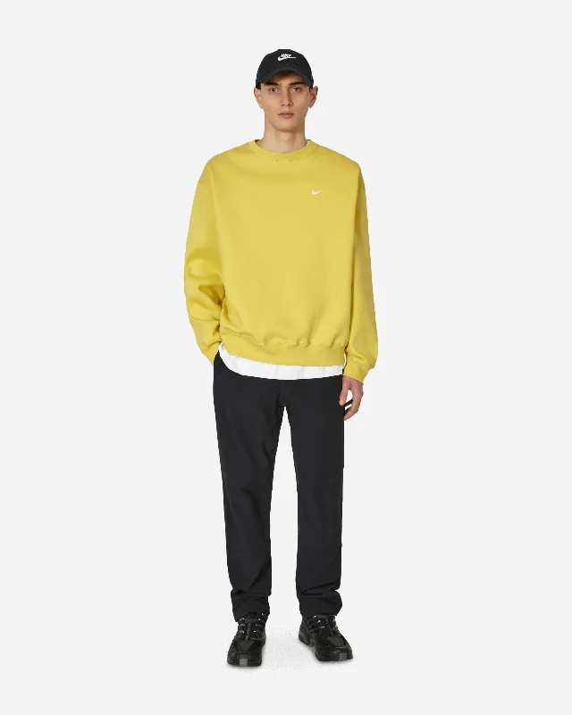 Solo Swoosh Crewneck Sweatshirt Yellow