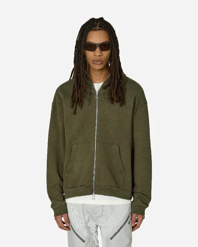 Travis Scott Full-Zip Hoodie Khaki