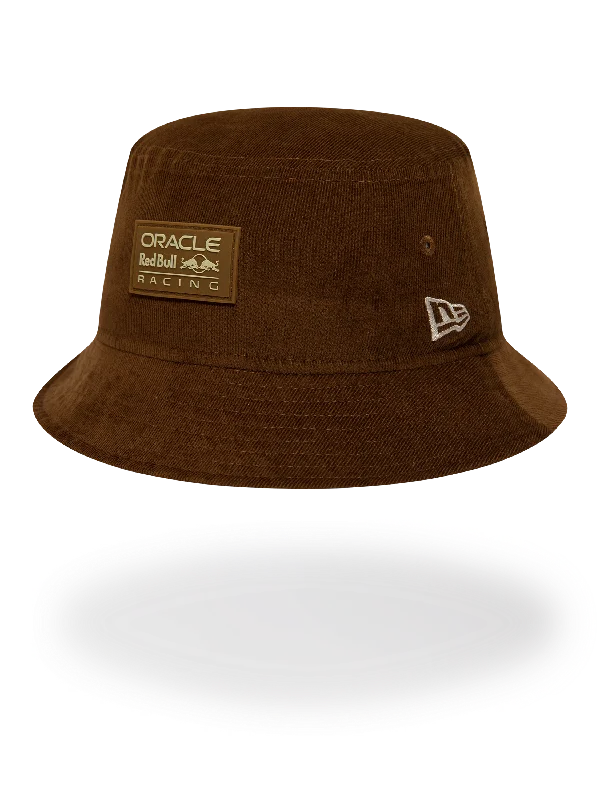 Oracle Red Bull Racing New Era Toasted Peanut Cord Bucket Hat