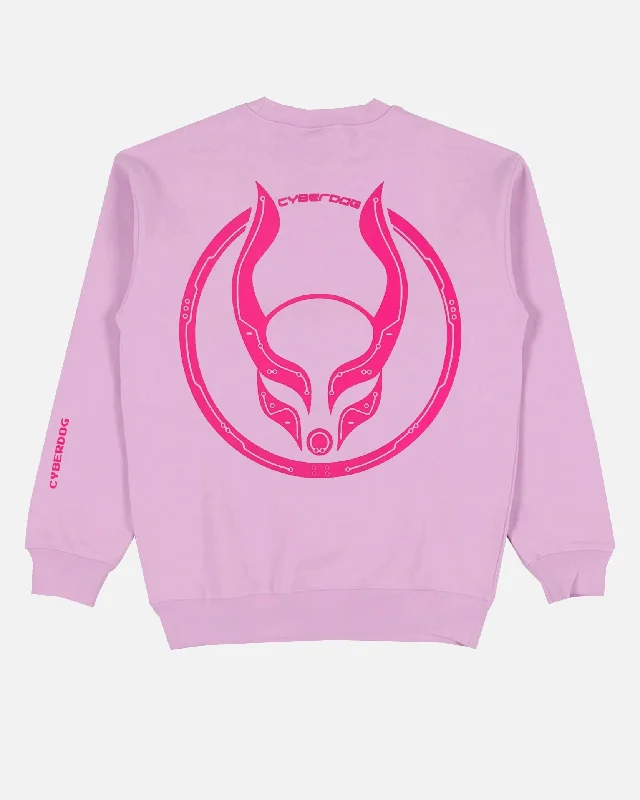 OVERSIZE SWEATSHIRT CIRC PINK / PINK