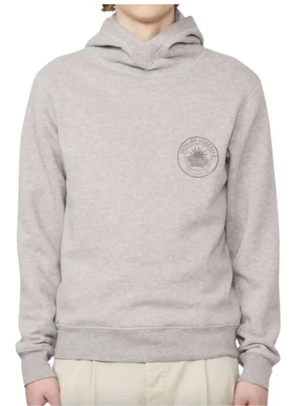 Ozzy Logo Hoodie Sweater In Heather Grey