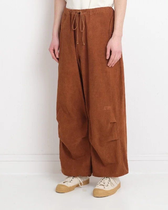 Paco Pants - Bark Brown Slub