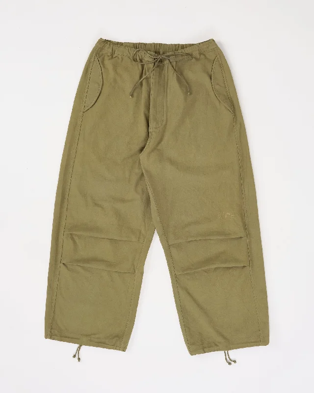 Paco Pants - Olive Slub