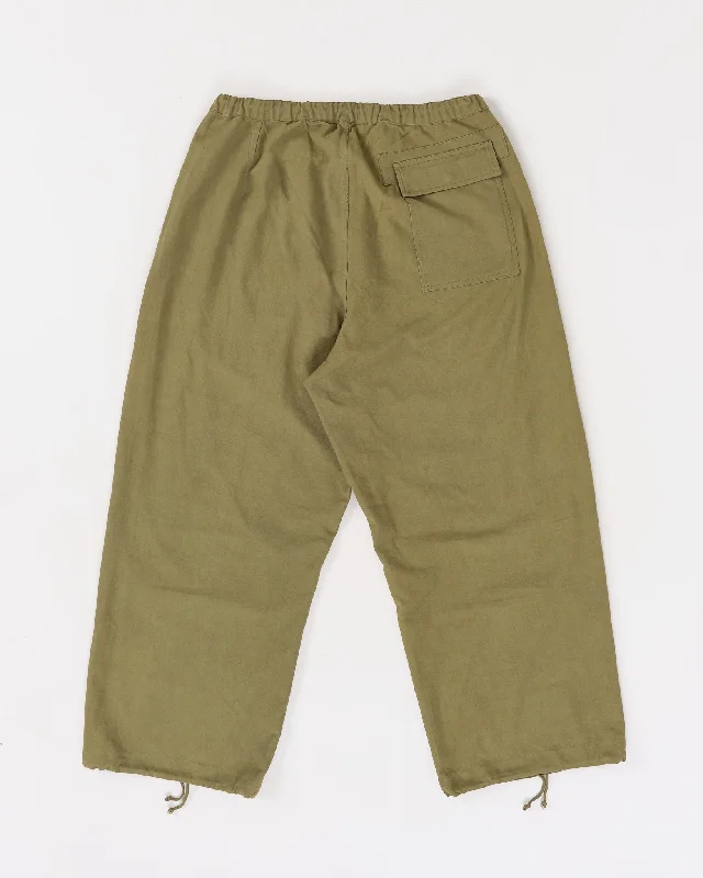 Paco Pants - Olive Slub