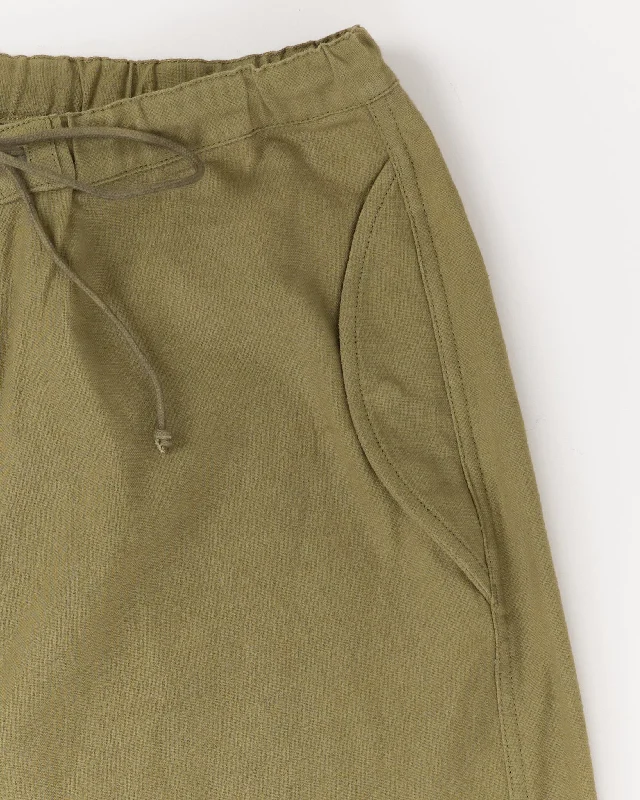 Paco Pants - Olive Slub