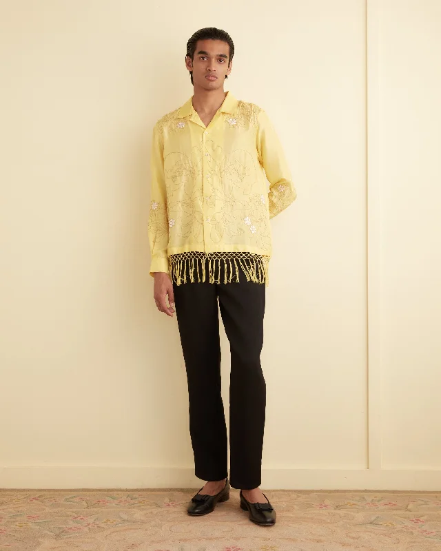 Paquerette Fringe Long Sleeve Shirt