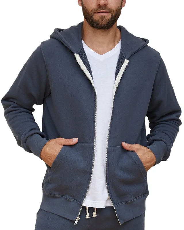 perfectwhitetee Zip Up Fleece Hoodie