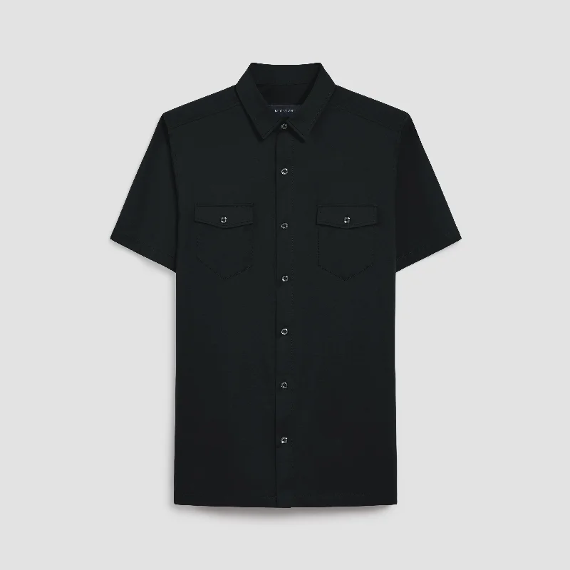 PETER Solid OoohCotton Short Sleeve Shirt