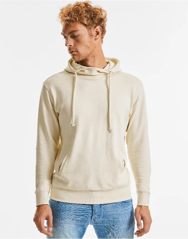 Pure Organic High Collar Hooded Sweat | AQUA