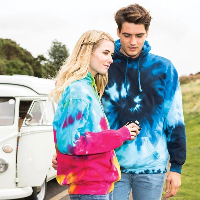 Rainbow Tie Dye Hoodie | BLUE OCEAN