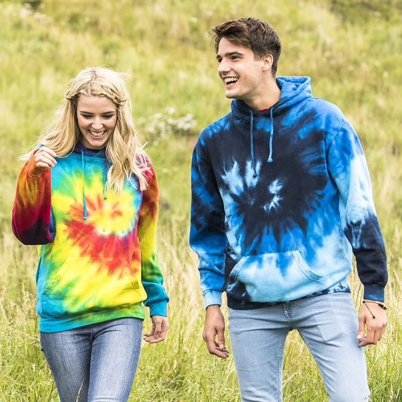 Rainbow Tie Dye Hoodie | BLUE OCEAN