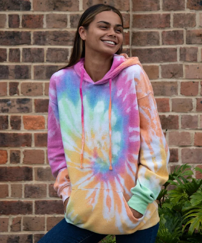 Rainbow Tie Dye Hoodie | BLUE OCEAN