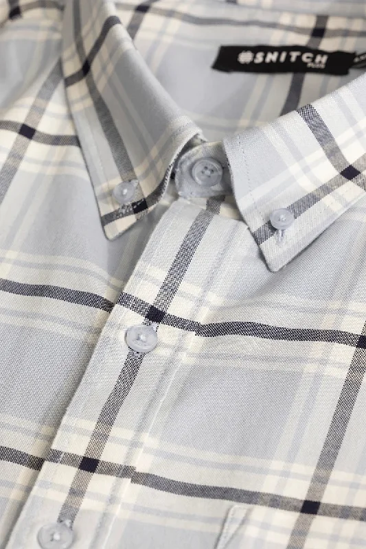 Riccardo Light Blue Checks Shirt