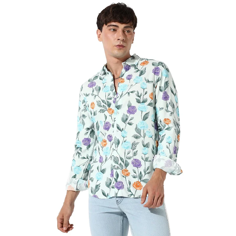 Rose Garden Print Shirt