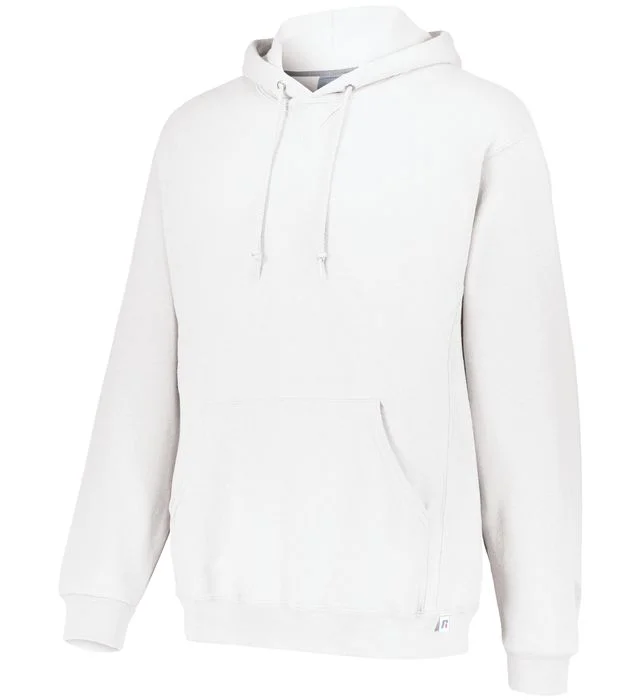 Russell Athletic 695HBM Dri-Power Fleece Hoodie - White