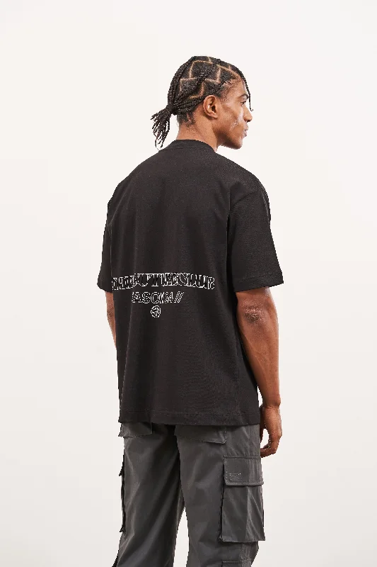 SEASON 24 RELAXED FIT T-SHIRT - BLACK