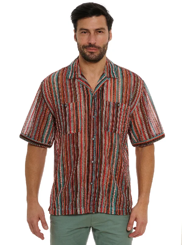 Serape Short Sleeve Sport Shirt