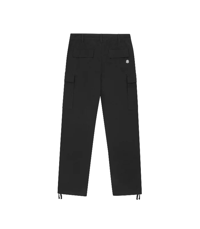 SMALL ARCH LOGO CARGO PANT - BLACK