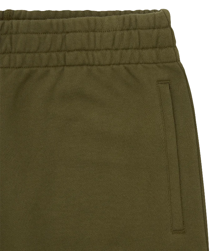 SMALL ARCH LOGO SHORTS - OLIVE