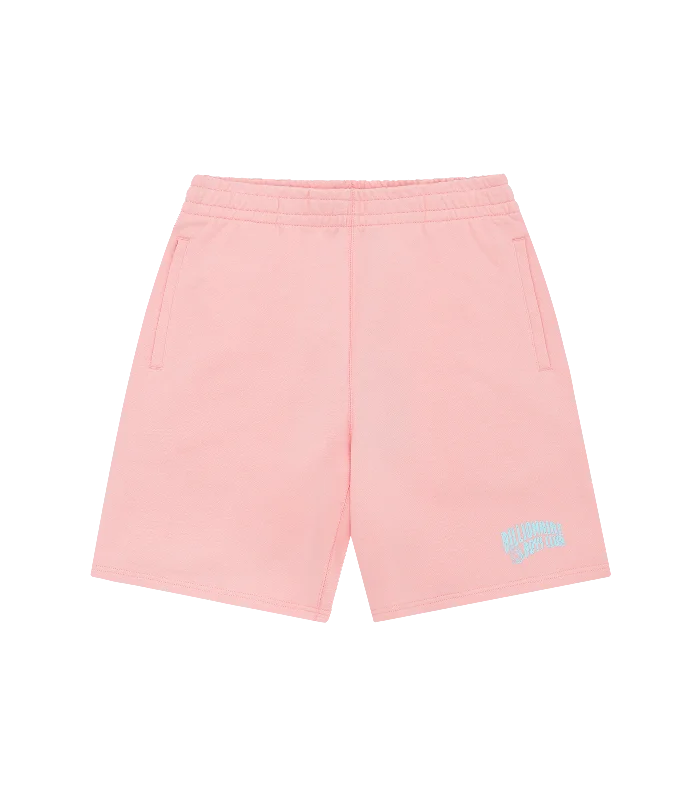 SMALL ARCH LOGO SHORTS - PINK