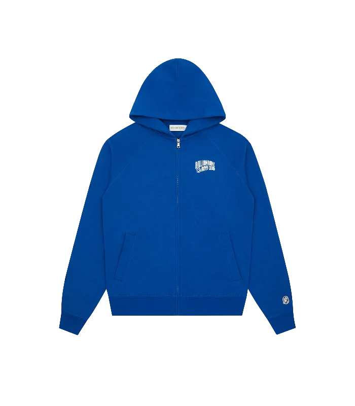 SMALL ARCH LOGO ZIP THROUGH - ROYAL BLUE