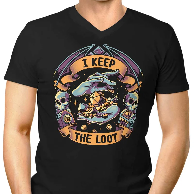 I Keep the Loot - Men's V-Neck