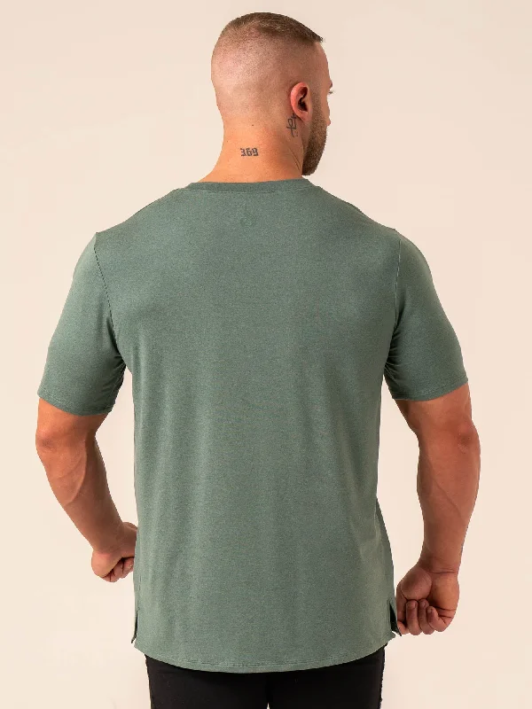 Soft Tech T-Shirt - Fern Green Marl