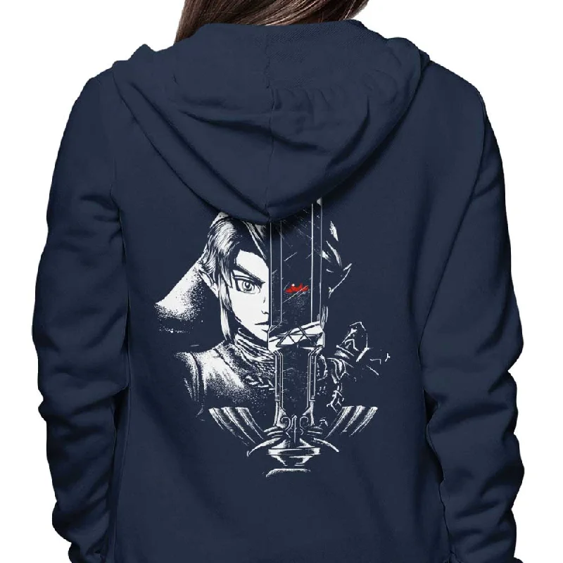 Zip Up Hoodie / Navy / S