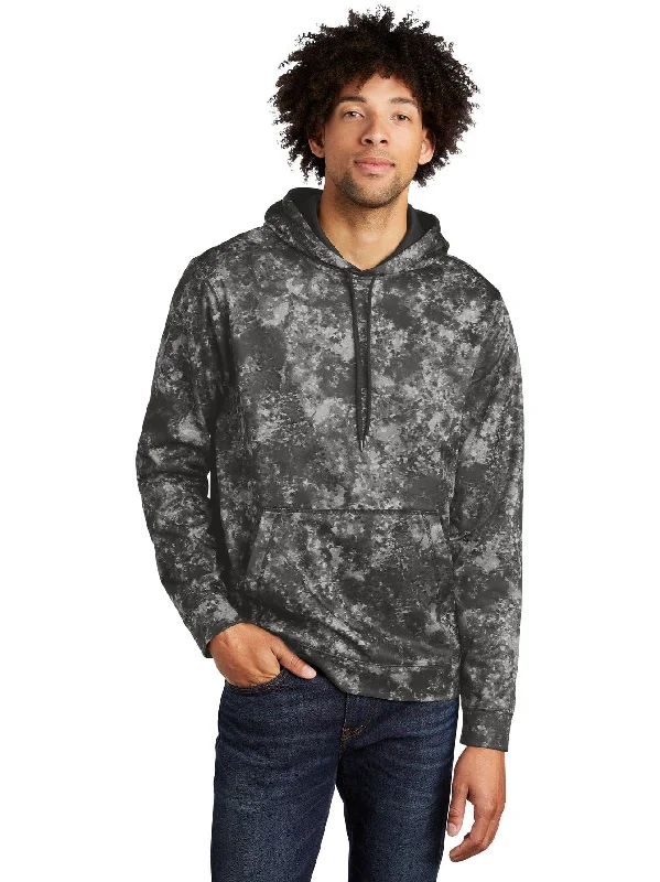 Sport-Tek Sport-Wick Mineral Freeze Fleece Hooded Pullover