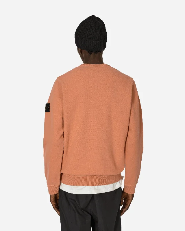 Garment Dyed Crewneck Sweatshirt Orange