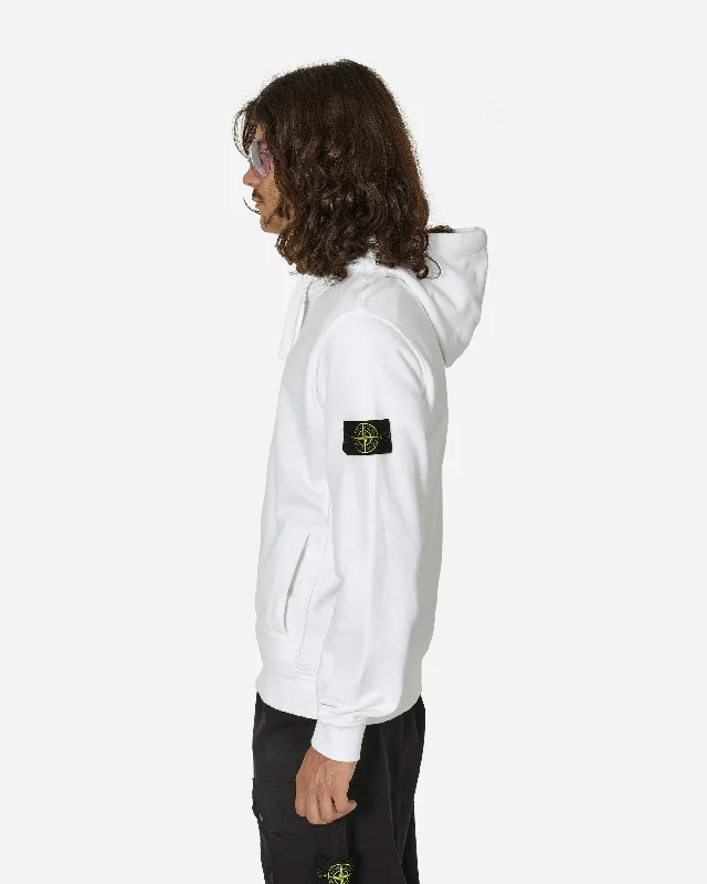 Garment Dyed Hooded Sweatshirt White