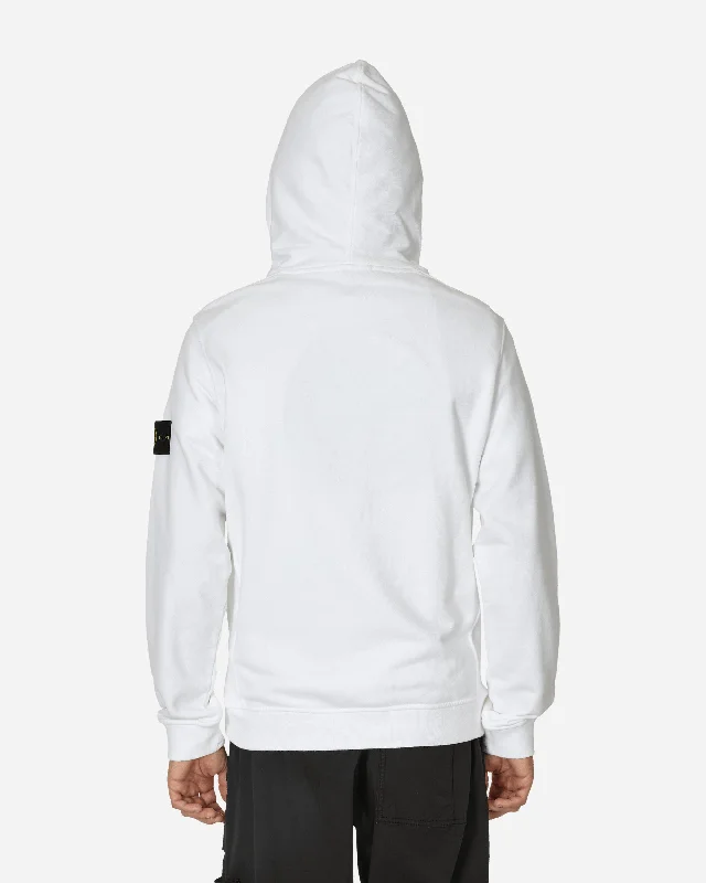 Garment Dyed Hooded Sweatshirt White