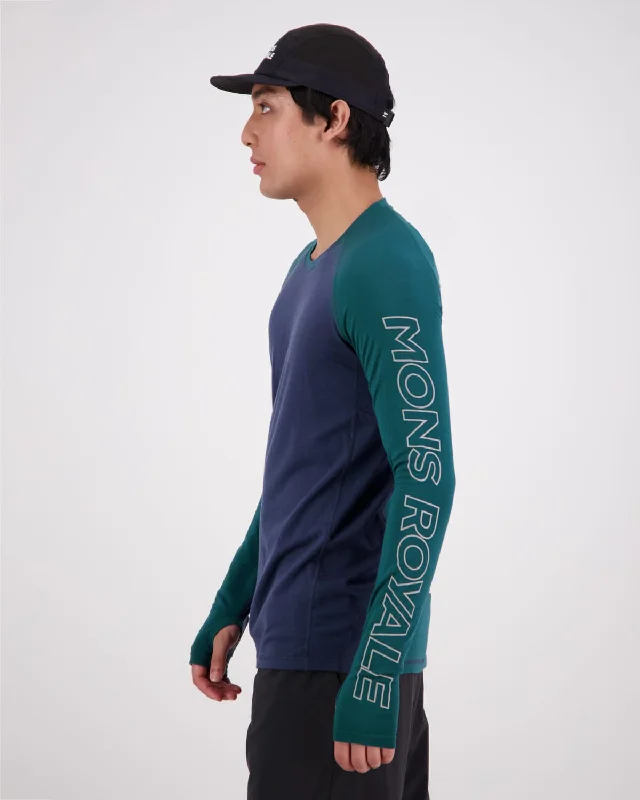 Temple Merino Air-Con LS - Evergreen / Midnight