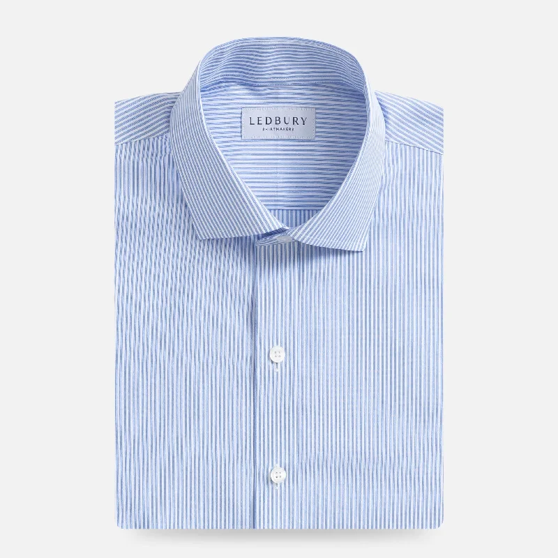 The Blue Evanston Stripe Custom Shirt