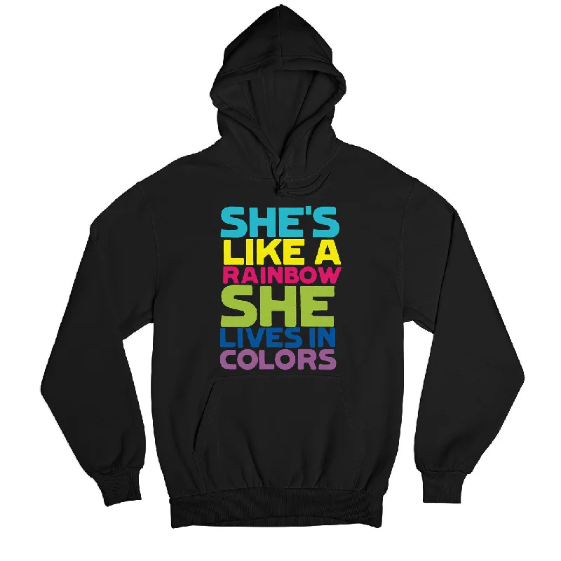 Hoodie - She's Like A Rainbow