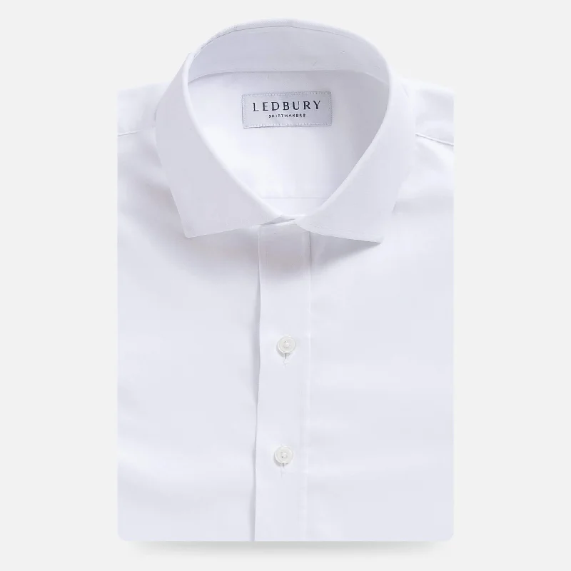 The White Canon Performance Twill Custom Shirt