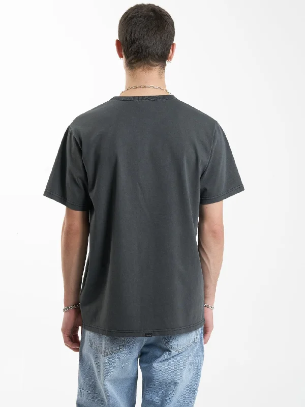 Thrills Workwear Embro Merch Fit Tee - Merch Black