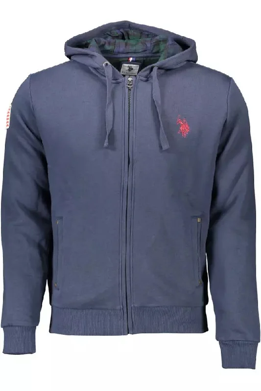 U.S. POLO ASSN. Chic  Hooded Sweatshirt with Embroidery Men's Detail