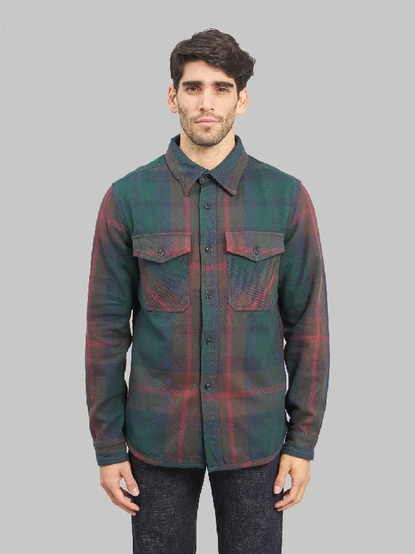 UES Extra Heavy Flannel Shirt Green