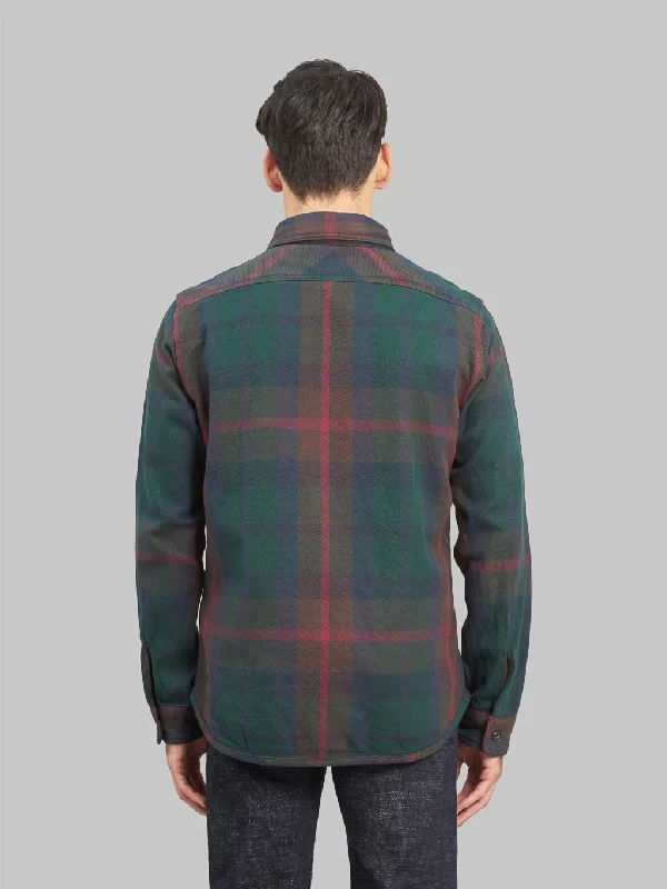 UES Extra Heavy Flannel Shirt Green