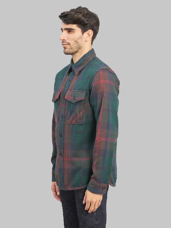 UES Extra Heavy Flannel Shirt Green