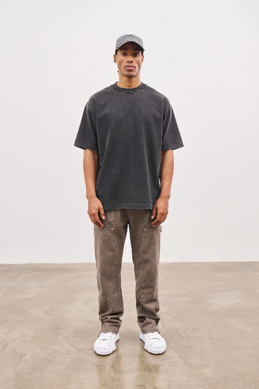 SUPER HEAVYWEIGHT BLANK T-SHIRT - WASHED BLACK