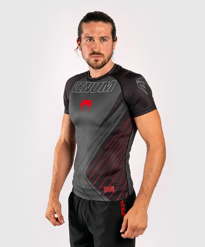 Venum Contender 5.0 Rashguard - Short sleeves - Black/Red