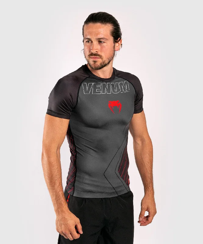 Venum Contender 5.0 Rashguard - Short sleeves - Black/Red